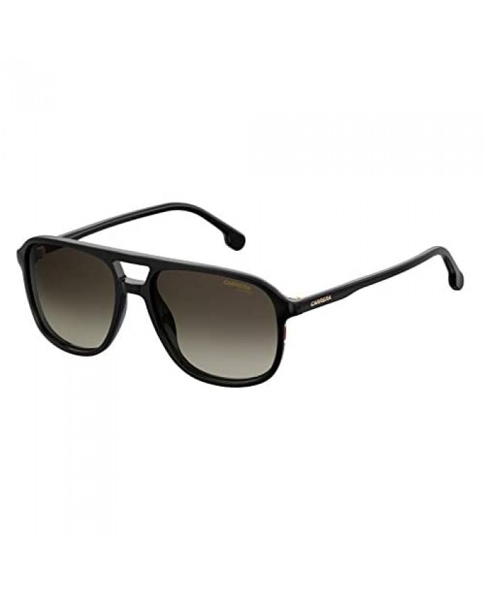 Carrera Men's 173/S Pilot Sunglasses Black/Brown Gradient 56mm 17mm
