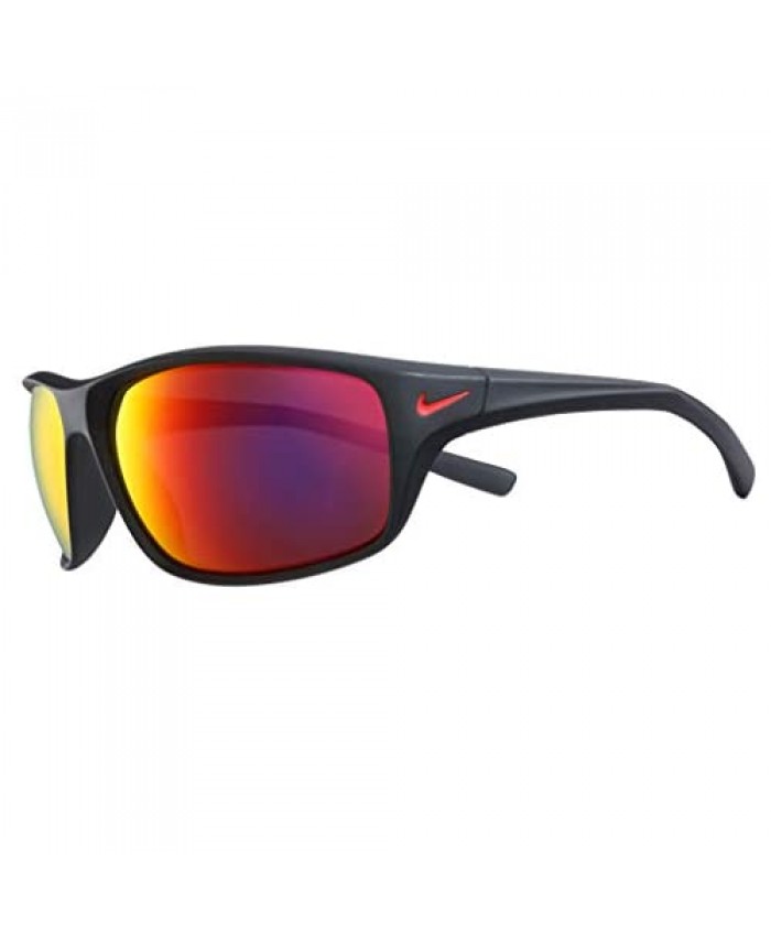 Nike EV1134-006 Adrenaline Sunglasses Matte Black Frame Color Grey with Infrared Mirror Lens Tint