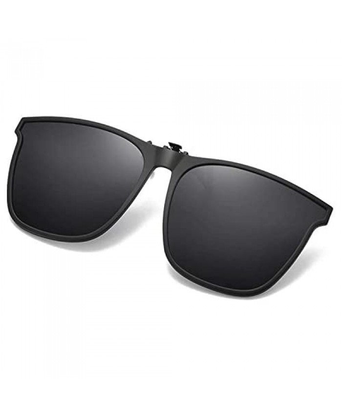 Polarized Clip On Sunglasses Oversized Anti-glare UV Protection Sunglasses Clip-on Prescription Glasses Unisex