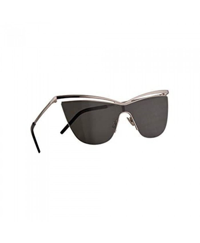 Saint Laurent SL249 Sunglasses Silver w/Grey Lens 99mm 002 SL 249
