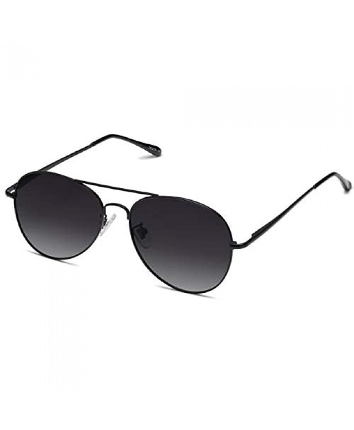 SOJOS Classic Aviator Polarized Sunglasses for Men Women Metal Frame SJ1030