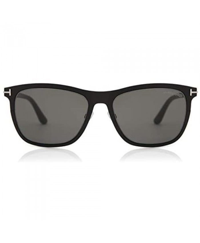 Tom Ford FT0526 02A Matte Black FT0526 Oval Sunglasses Lens Category 3 Size 55m