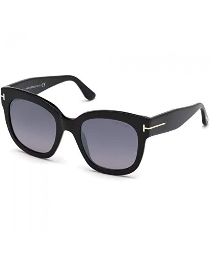 Tom Ford FT0613 Beatrix-02 Geometric Sunglasses for Women + FREE Complimentary Eyewear Kit