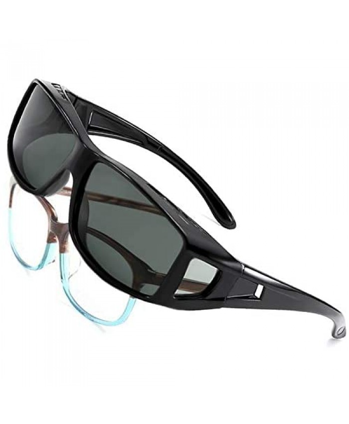Wear Over Glasses Sunglasses - Polarized - Fit Over Prescription Glasses UV Protection Sunglasses