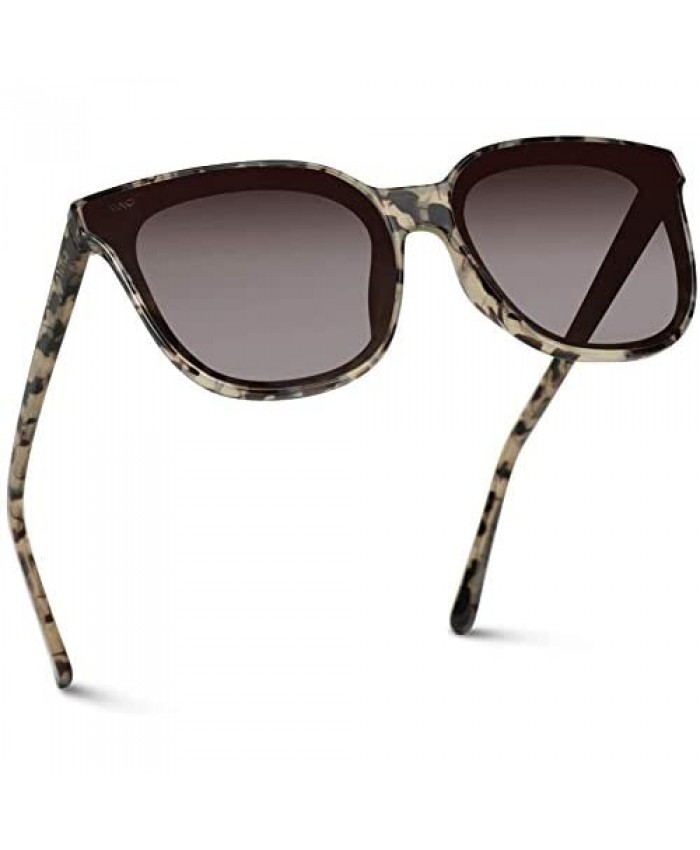 WearMe Pro - Women Oversized Full Mirrored Lens Square Fashion Style Sunglasses