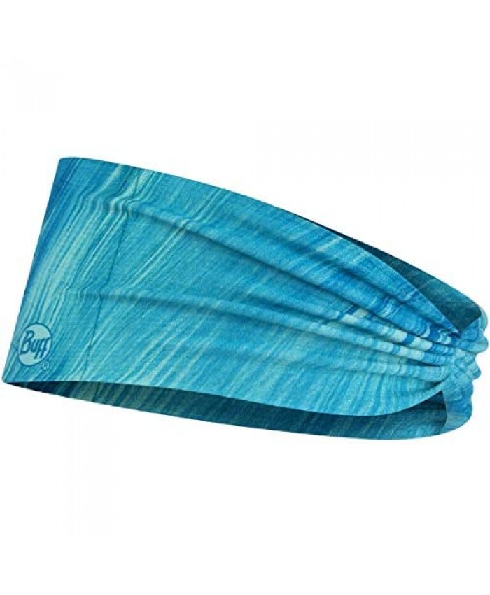 Buff CoolNet UV+ Tapered Headband One Size Pixeline Turquoise