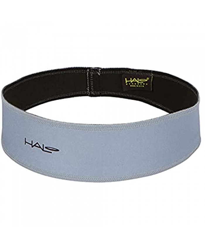 Halo Headband Halo II Sweatband Pullover for Men and Women No Slip with Moisture Wicking Dryline Fabric Grey