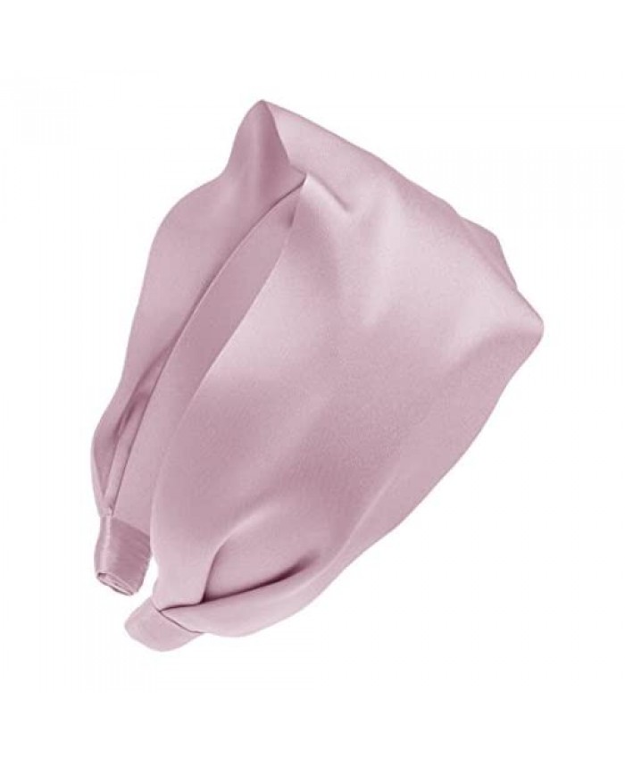 L. Erickson USA Scarf Headband - Silk Charmeuse Cameo Pink