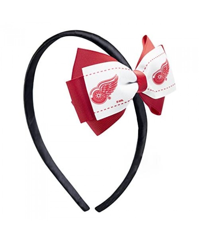 NHL Detroit Red Wings 2-Tone Bow Hairband