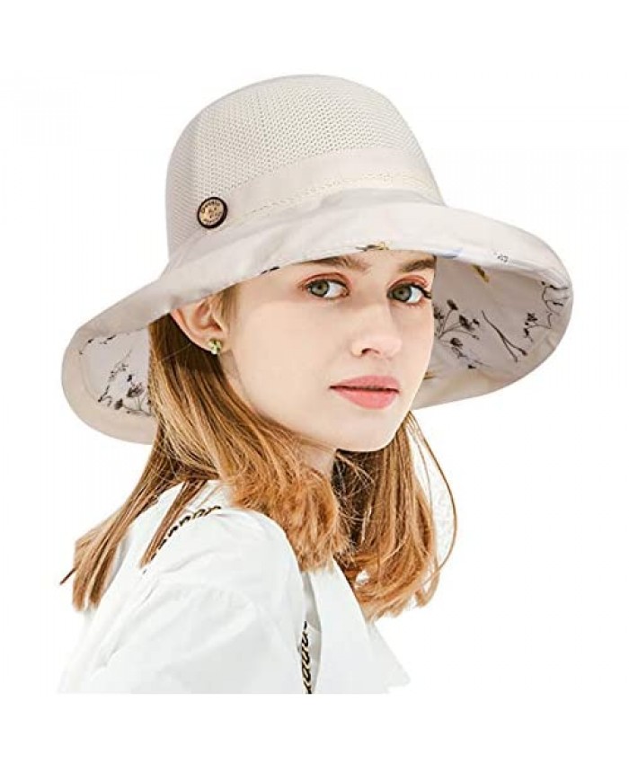 Sumolux Sun Hats Beach Hats for Women New Trend Summer UPF 50+ UV Wide Brim Summer Travel Hat