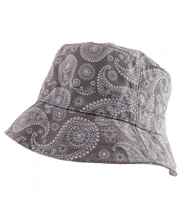 DECKY Paisley Bandana Print 100% Cotton Bucket Hat