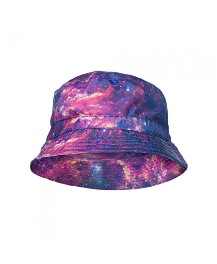 Misslight Unisex Bucket Hat Full Print Fisherman Hat Bush Hip Hop Camping Hiking Summer Polyester Cap for Kids Adults