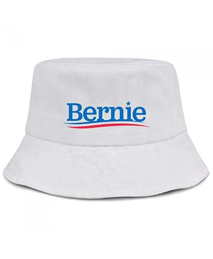 Unisex Soft Bernie Sanders 2020 Bucket Hat Sports UV Sun Protection Reversible Fishing Hat