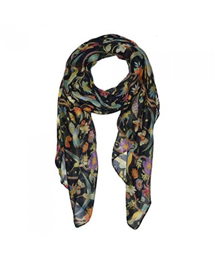Scarfs for Women Floral Bird Print Extremely Soft