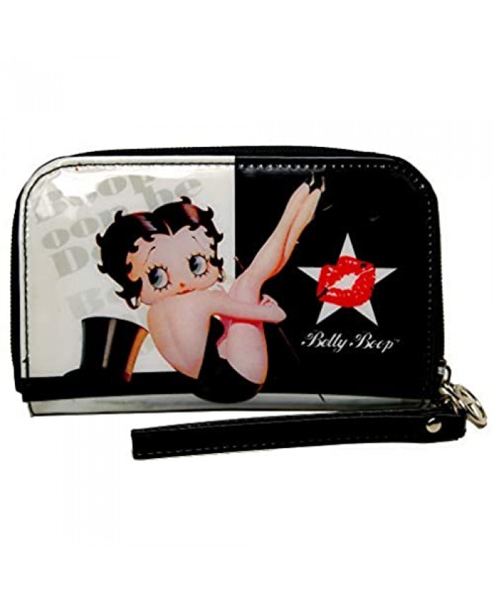 Betty Boop Purse Women's Wallet Lady's Purses Cards Holder 2 Large Inner Compartments For Coins/Notes/Cards Official Licensed