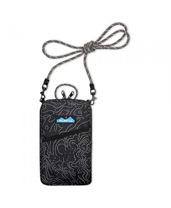 KAVU Essential Case Zip Crossbody Wallet with Rope Strap