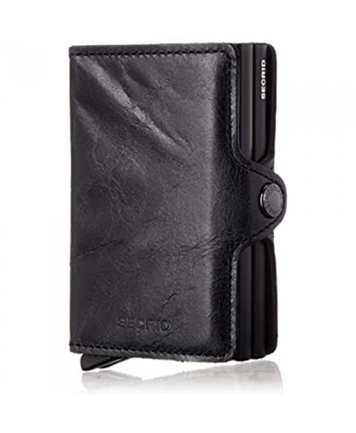 Secrid Twinwallet Vintage Black Leather Wallet