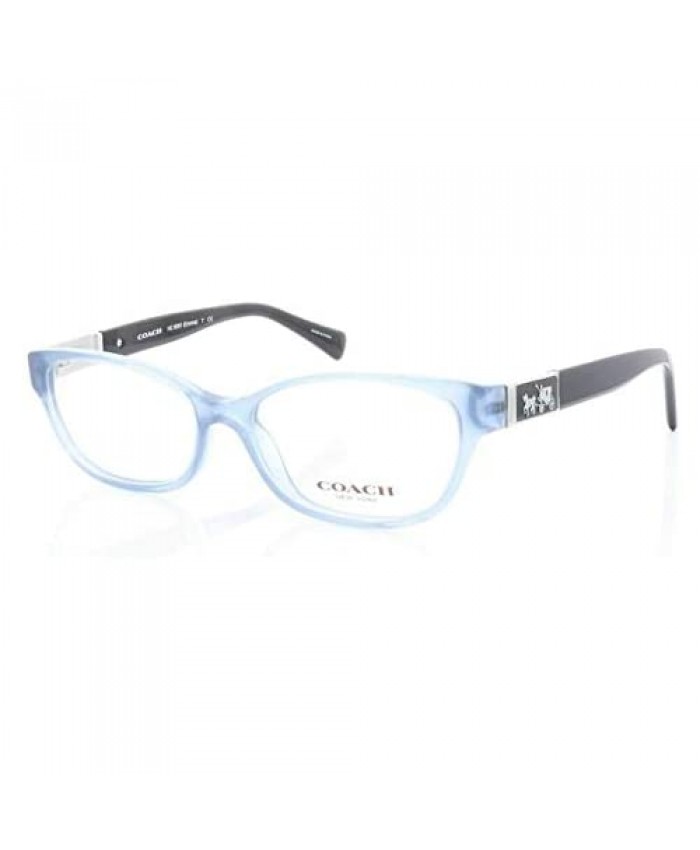 Coach HC6061F - 5259 Eyeglass Frame MILKY BLUE/BLACK W/ DEMO LENS 52mm