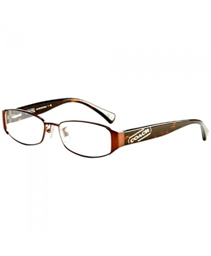 Coach Trista Eyeglasses HC5019 9076 Satin Brown Demo Lens 52 16 135