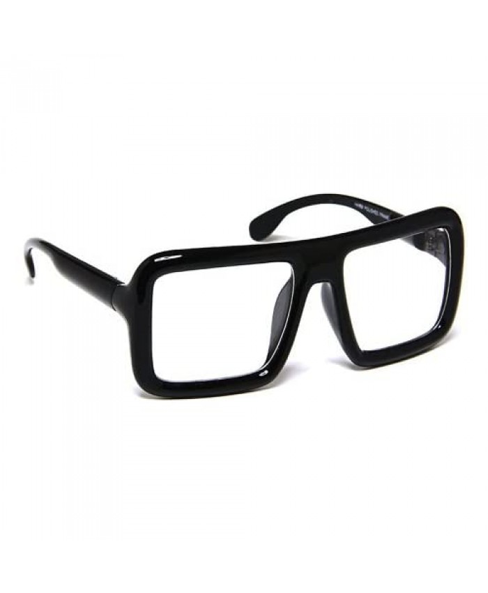 Thick Square Glasses Clear Lens Eyeglasses Frame Super Oversized Fashion