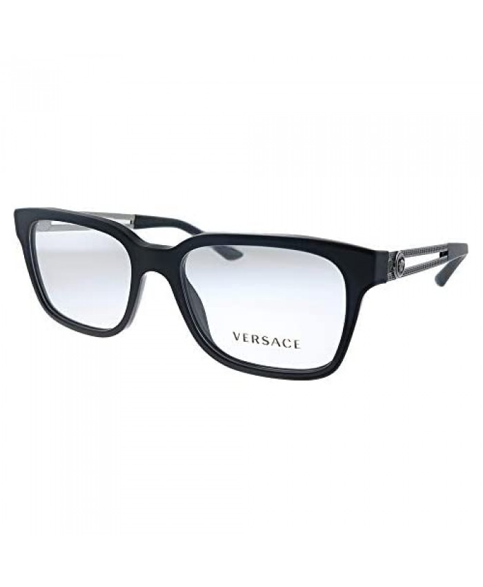 Versace VE 3218 5122_5 Matte Black Plastic Square Eyeglasses 53mm